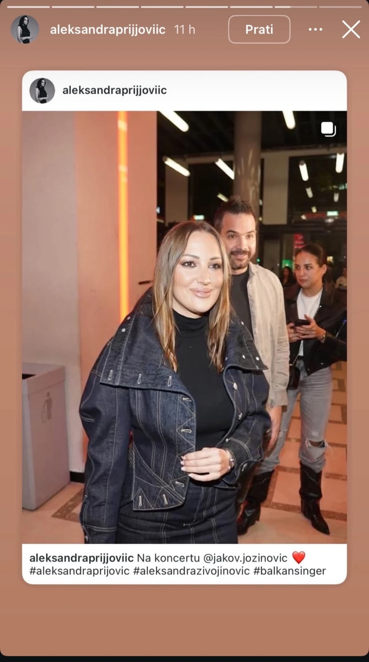 Aleksandra Prijović sa suprugom Filipom