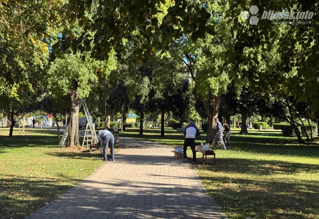 Radnici ukrašavaju park Zrinjevac