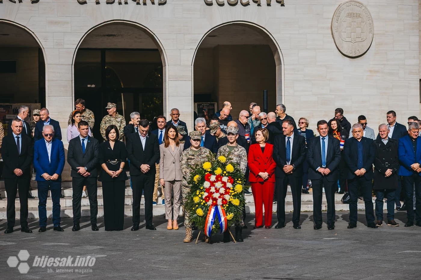 Polaganje vijenaca za poginule branitelje