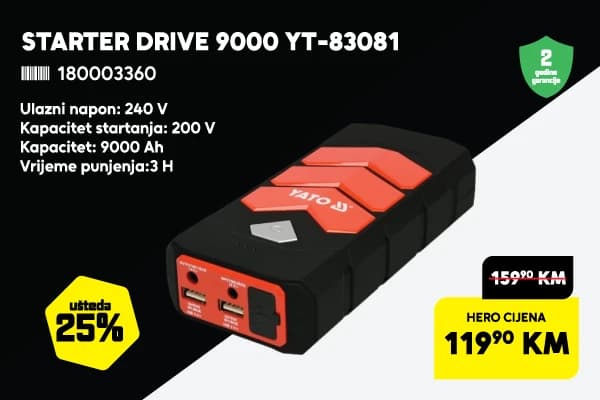 Starter drive 9000 ZT-83081