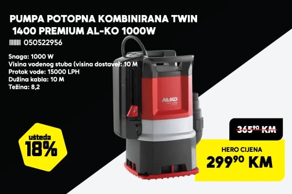 Pumpa potopna kombinirana Twin 1400 Premium AL-KO