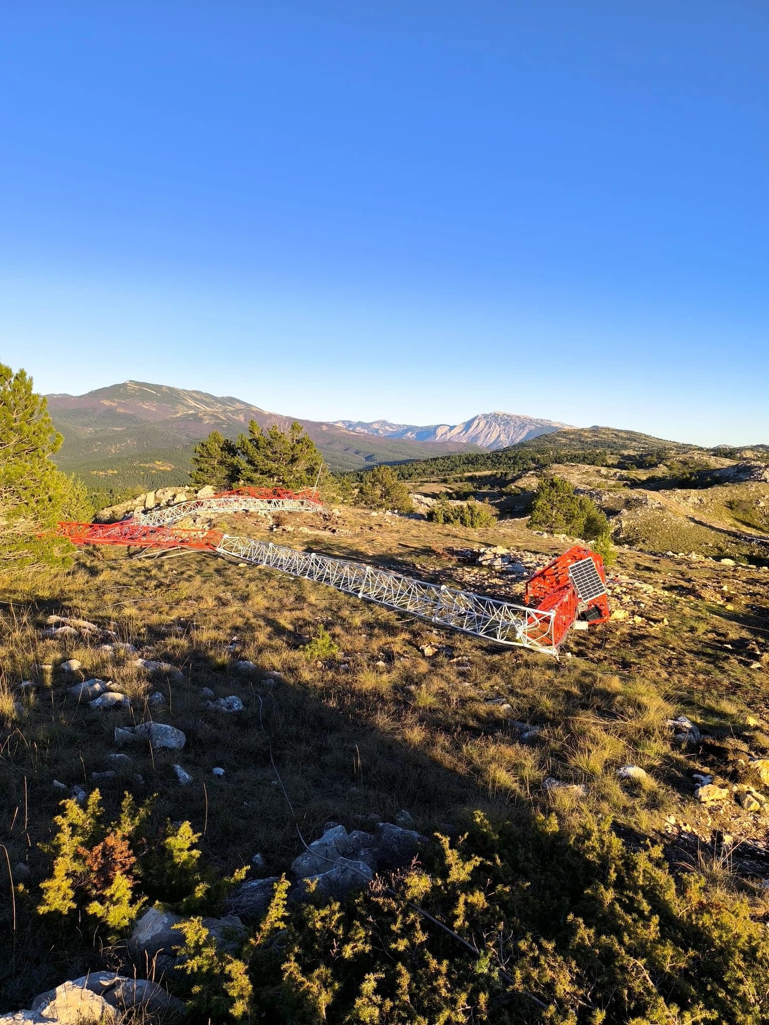 Pao mjerni stup kod Tomislavgrada