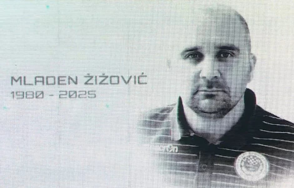 Minuta šutnje za Mladena Žižovića