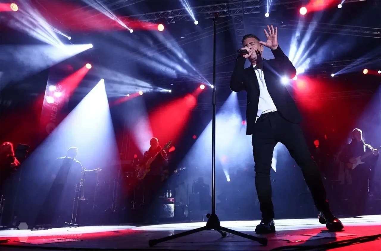 Željko Joksimović na dočeku u Mostaru