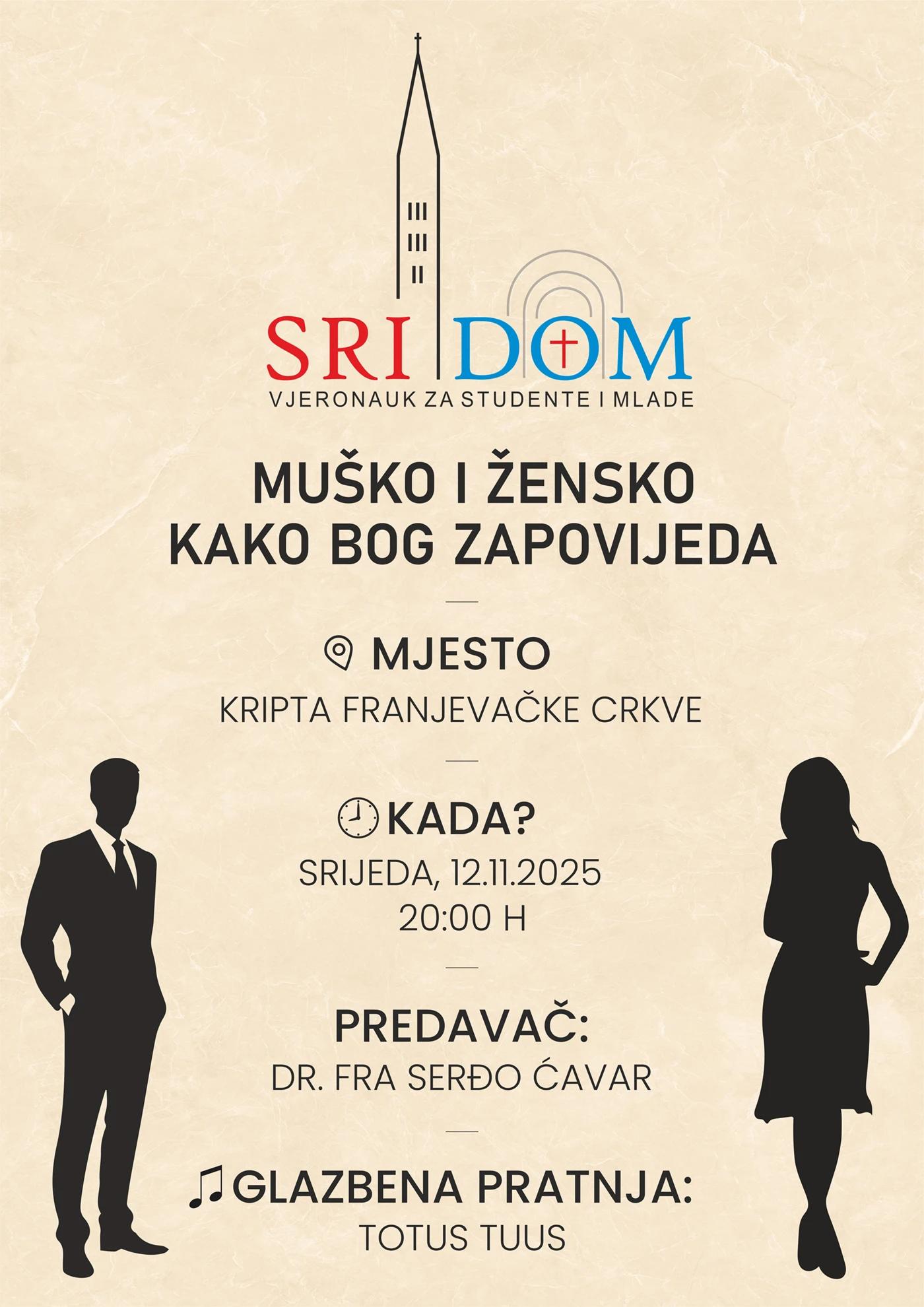 Muško i žensko kako Bog zapovijeda