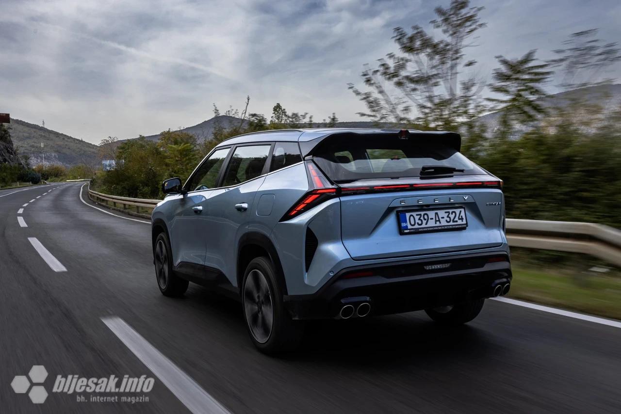 Bljesak je vozio Geely Cityray