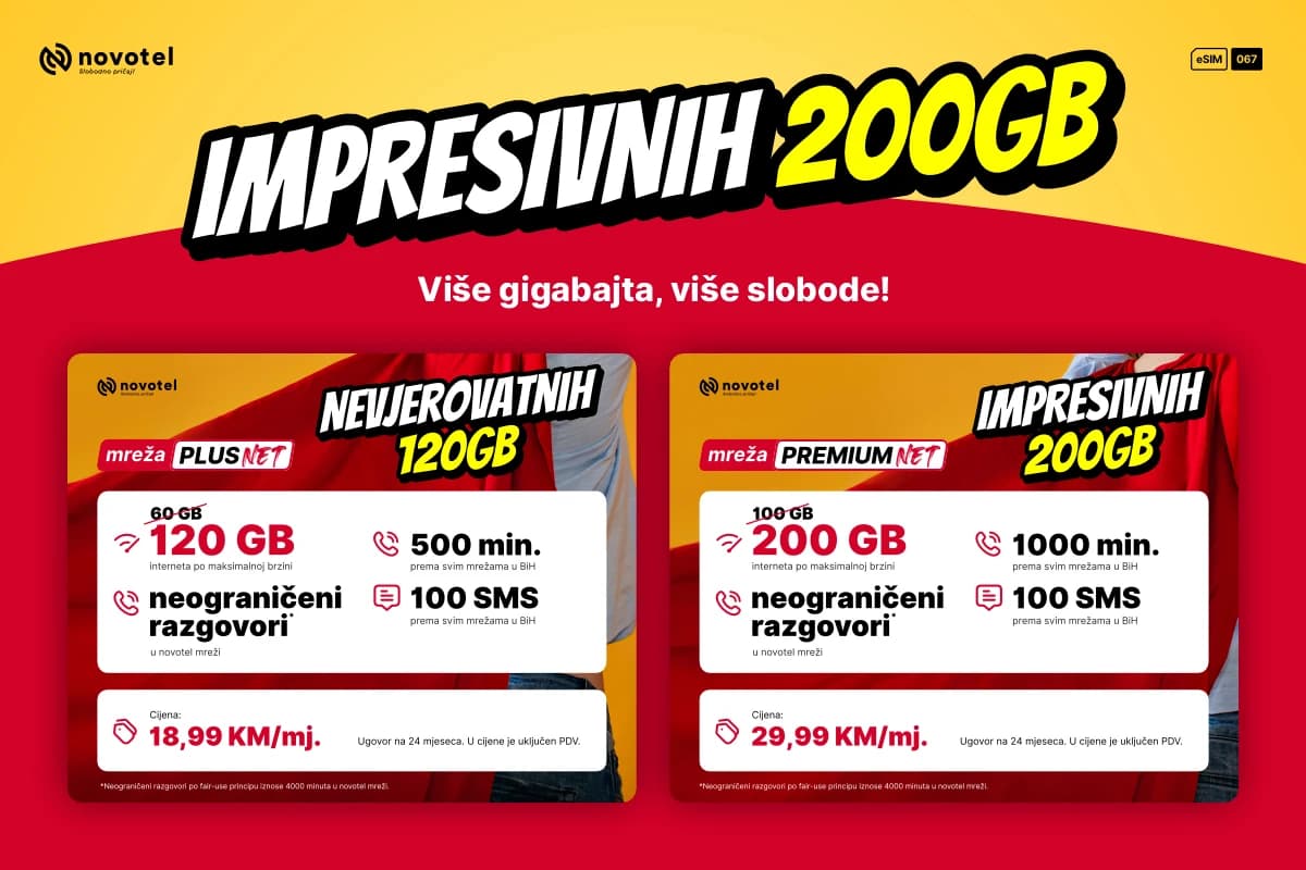 IMPRESIVNIH 200GB