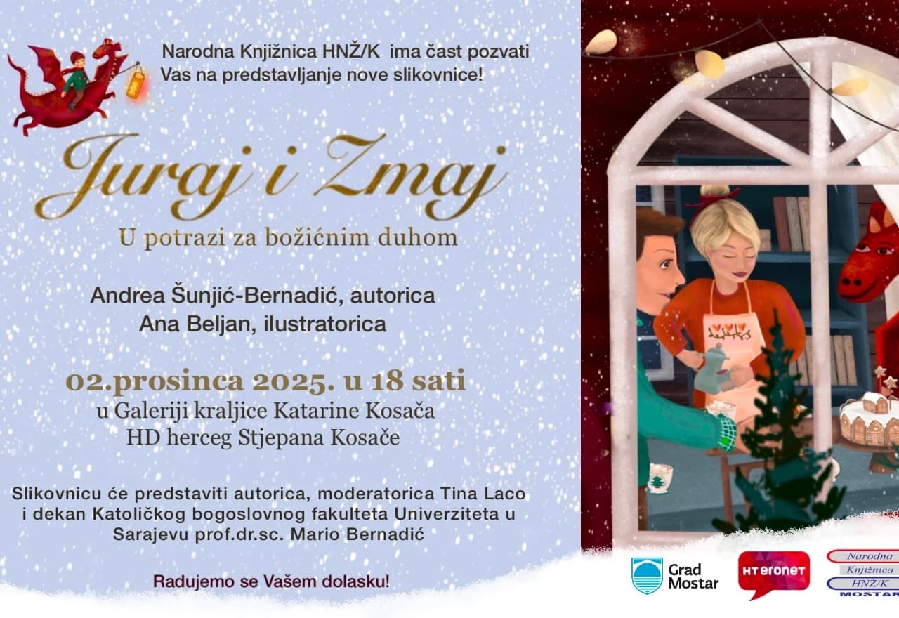Nova slikovnica o božićnom duhu bit će predstavljena u Mostaru