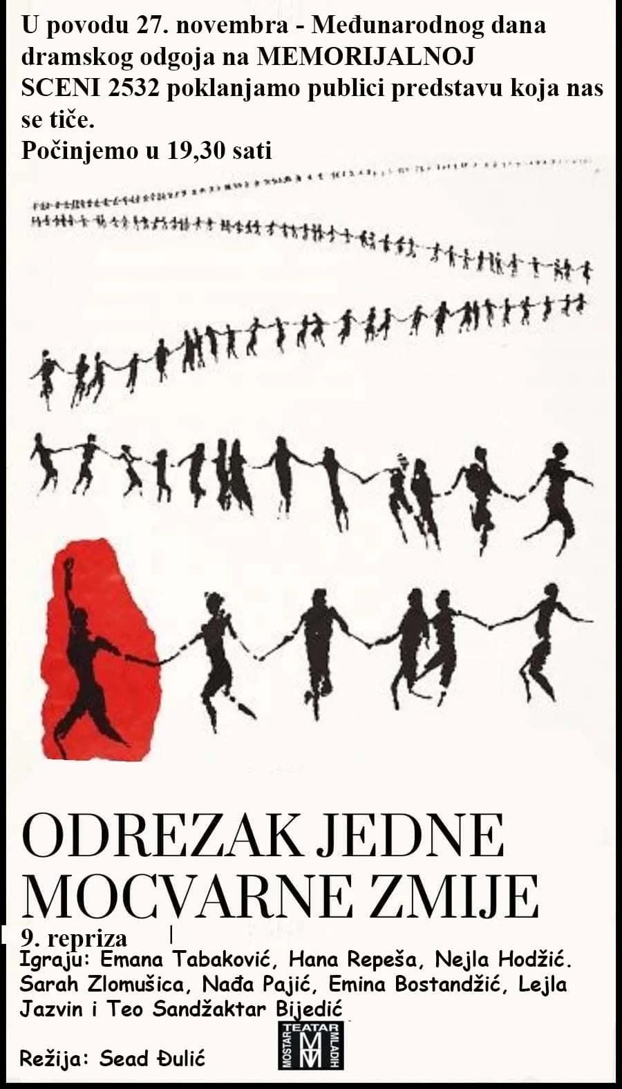 Predstava "Odrezak jedne močvarne zmije"