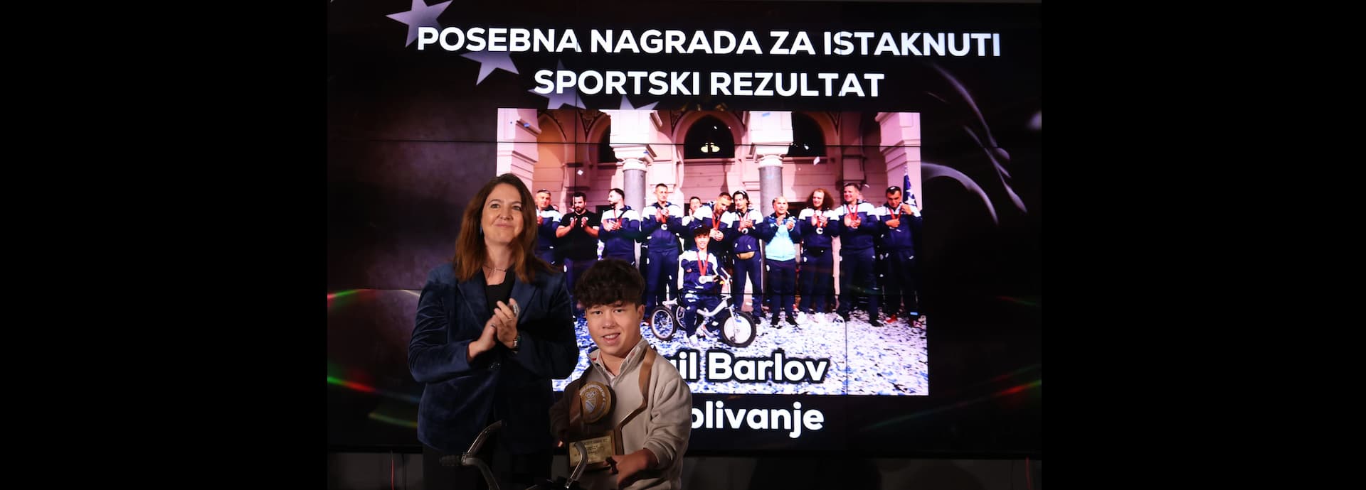Ismail Barlov je dobio nagradu za istaknuti sportski rezultat