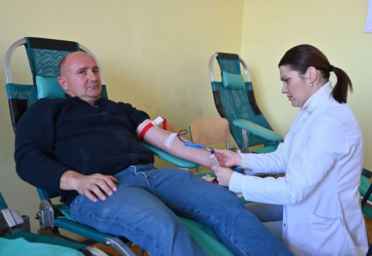 Darivatelj krvi u Grudama