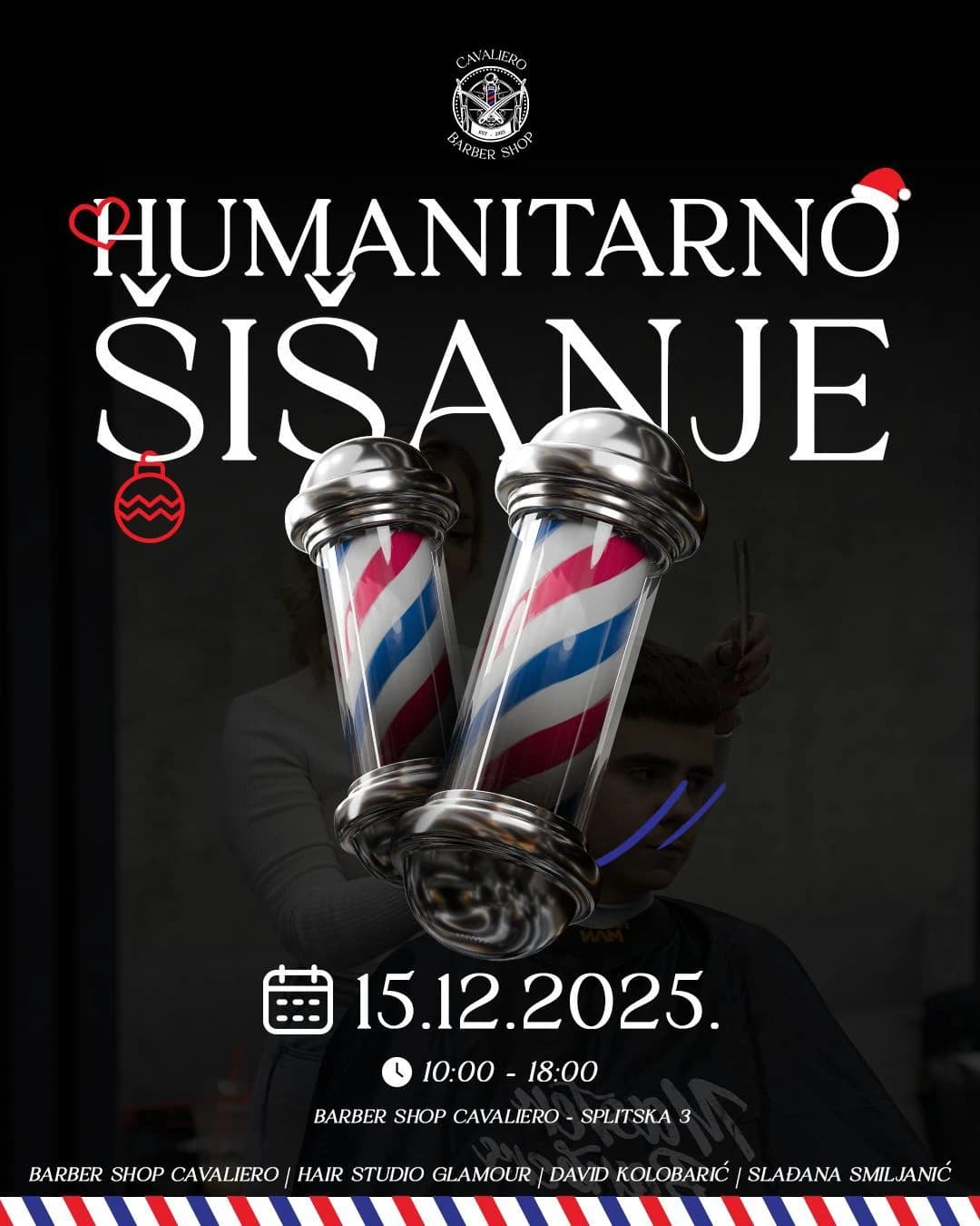 Barber Shop Cavaliero organizira posebnu humanitarnu akciju šišanja