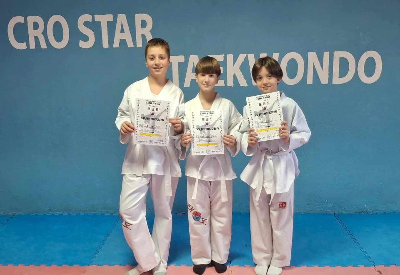 Uspješno polaganje pojaseva u Taekwondo klubu Cro Star Mostar