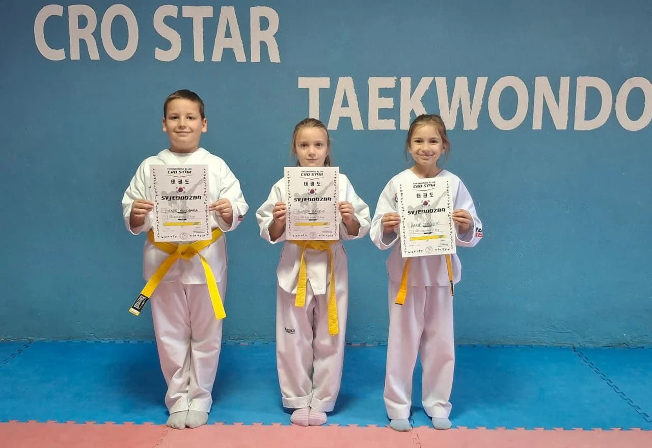 Uspješno polaganje pojaseva u Taekwondo klubu Cro Star Mostar