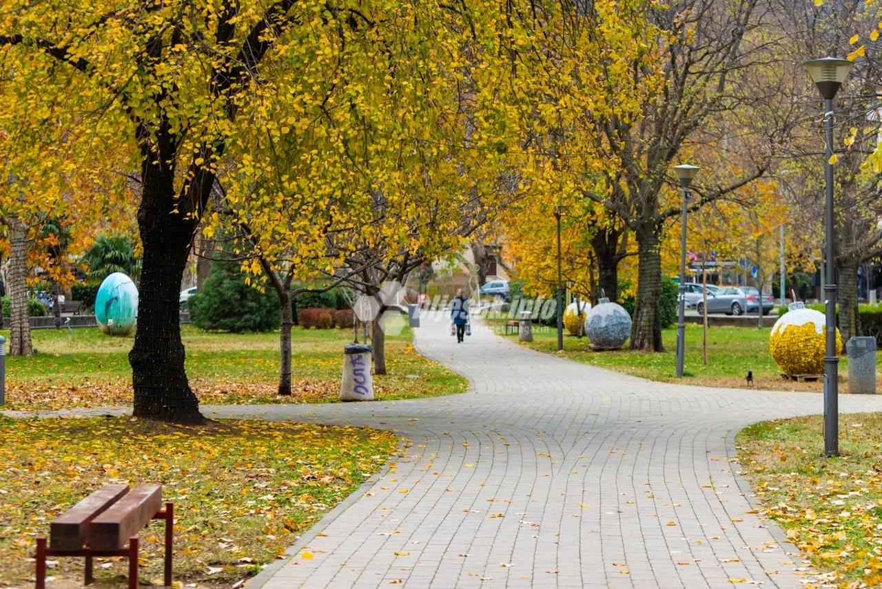 Lišće u Mostaru početkom prosinca