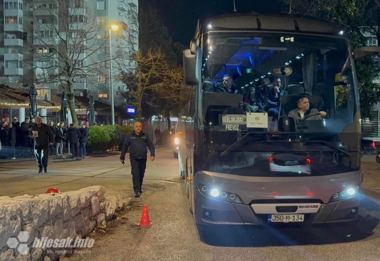 Autobus s igračima SK Rapid