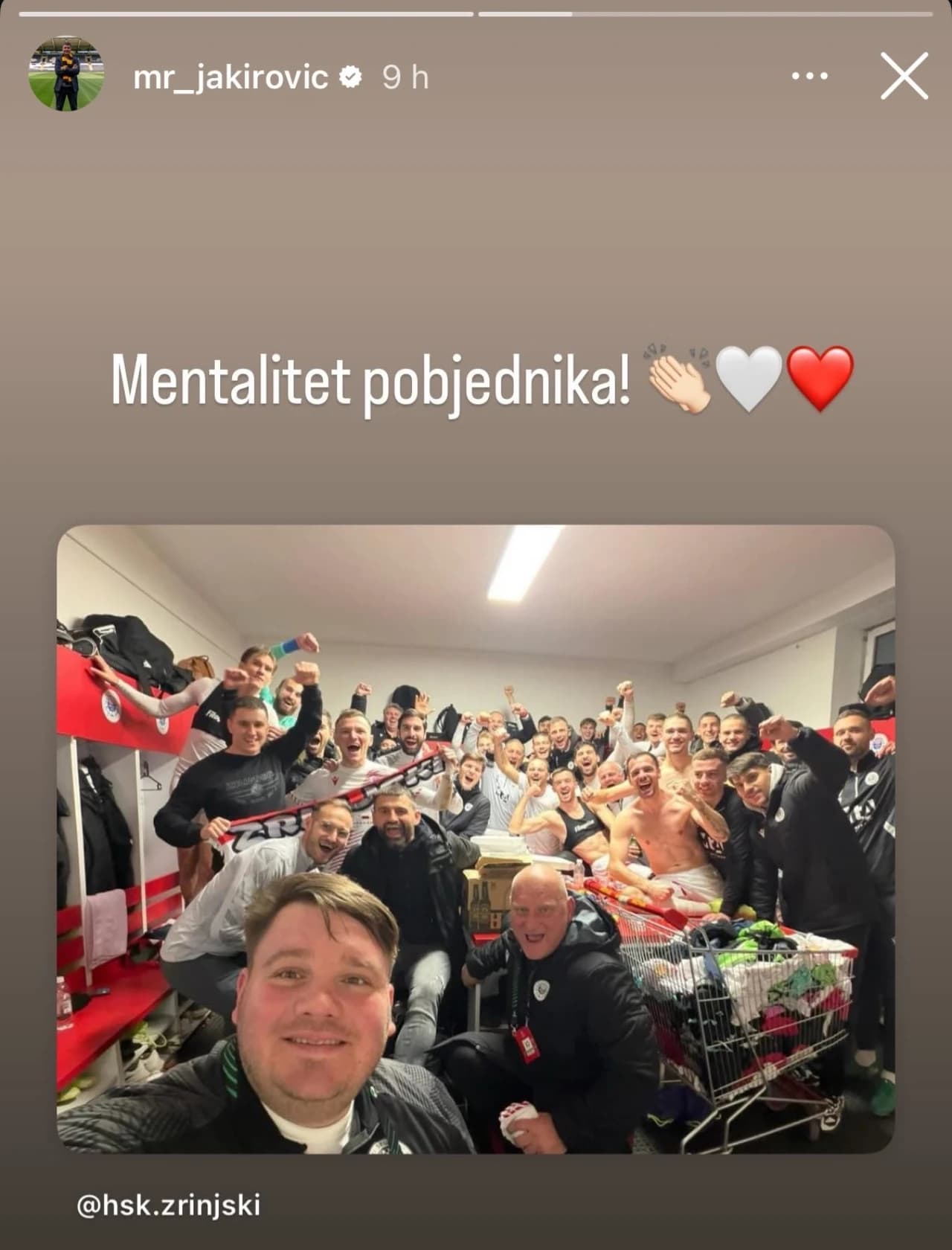 Objava Sergeja Jakirovića