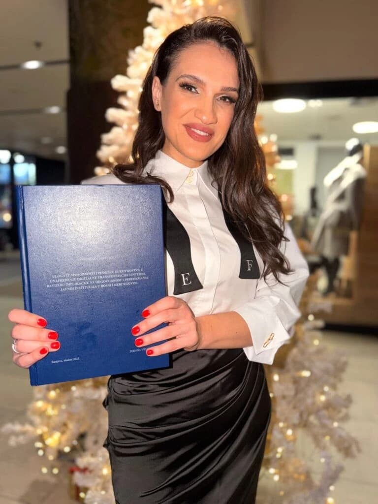 Zorana Vidačak obranila doktorat o digitalnoj transformaciji javnih institucija u BiH