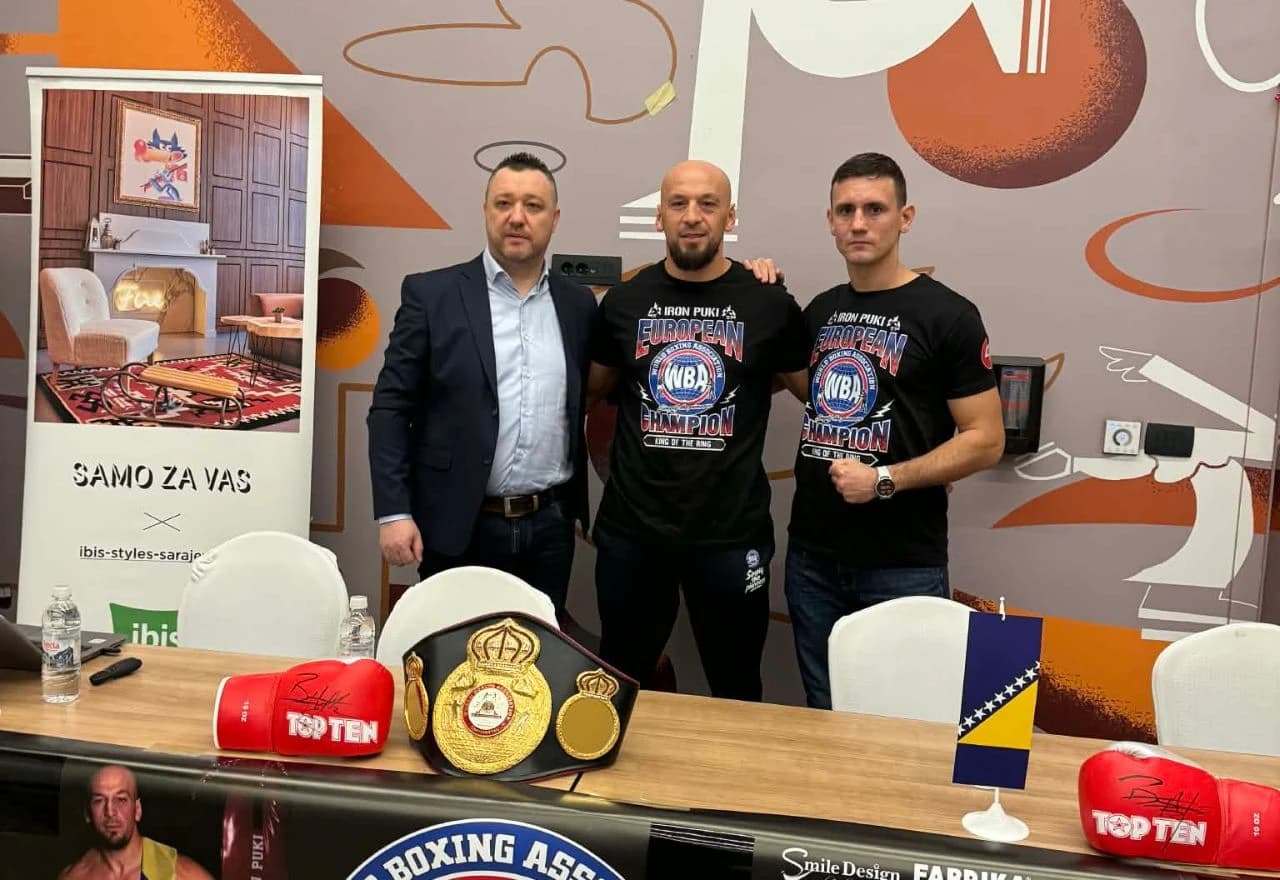 Iron Puki na press konferenciji u Sarajevu