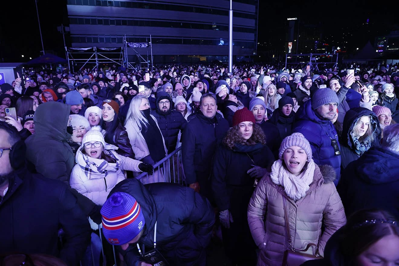 Nova godina u Sarajevu bez ijednog incidenta