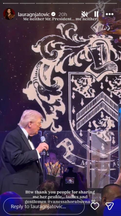 Snimkama se pohvalila na Instagramu, na svom privatnom, ali i na službenom profilu.