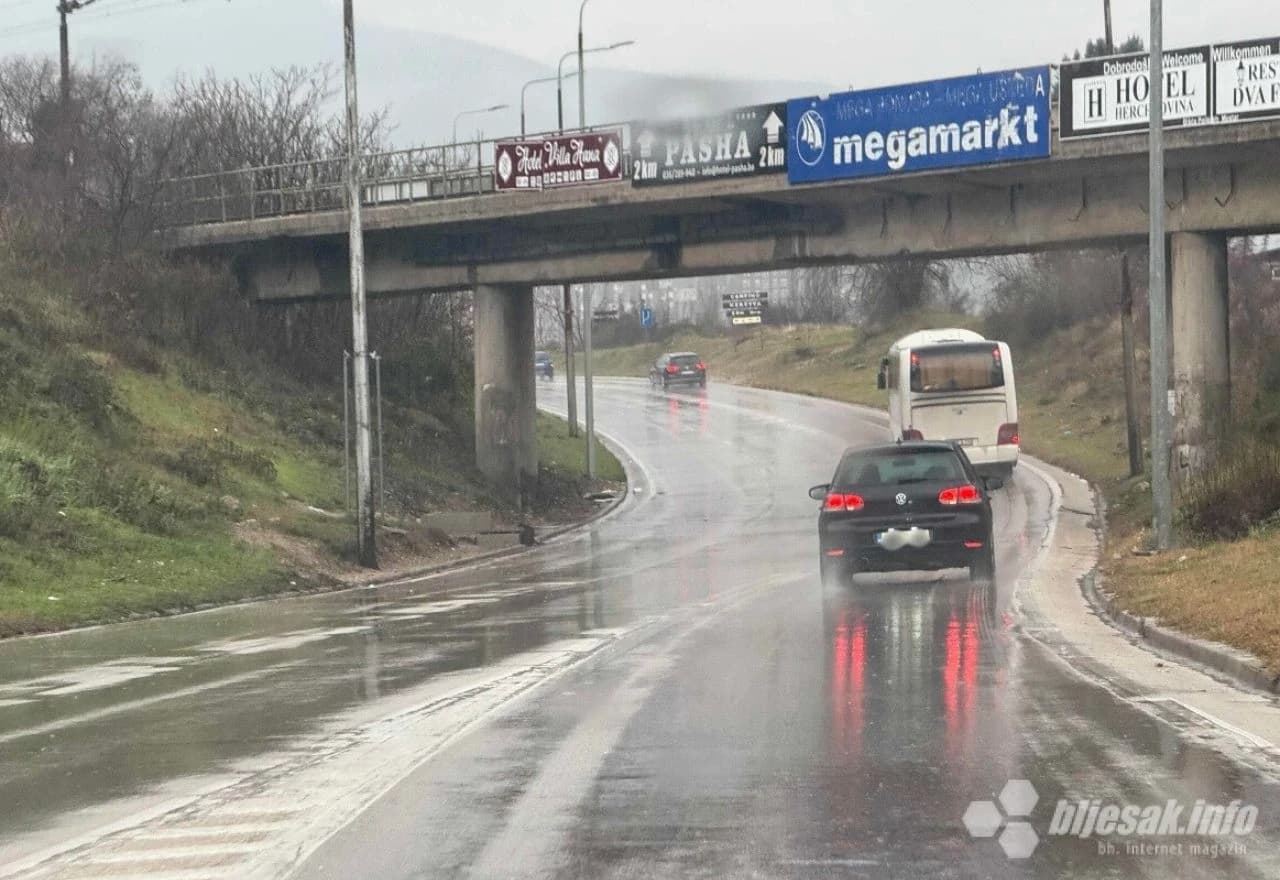 Podvožnjak na sjevernom ulazu u Mostar