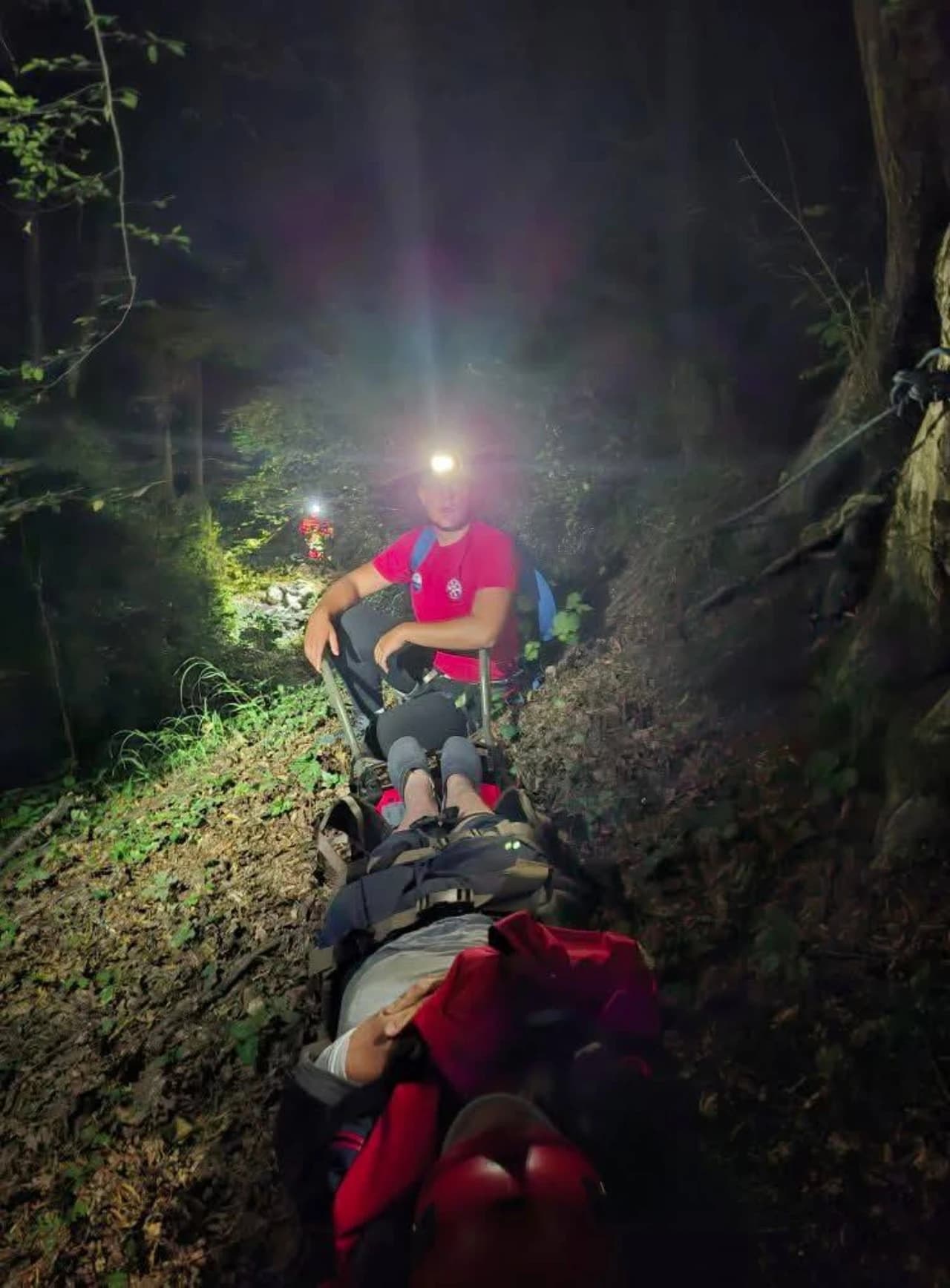 Spašavanje unesrećene žene