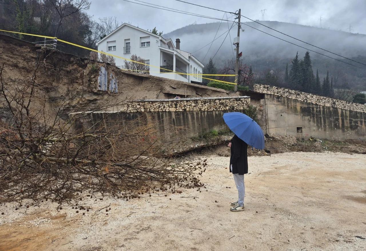 Grad Mostar najavio sanaciju odrona na Tutinoj strani