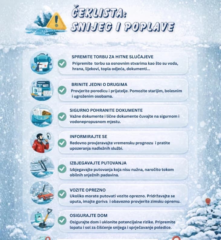 Crveni križ FBiH objavio upute