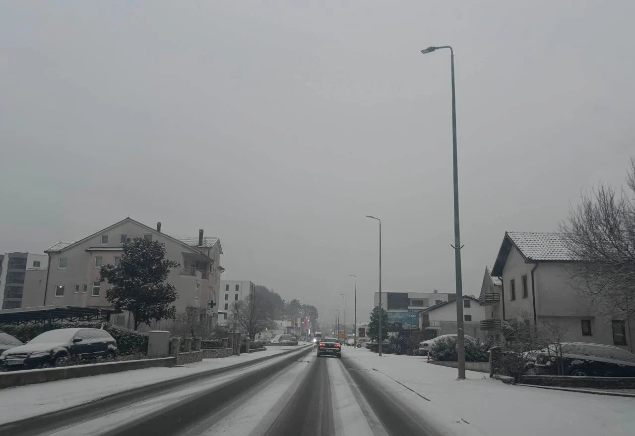 Snijeg u Širokom Brijegu