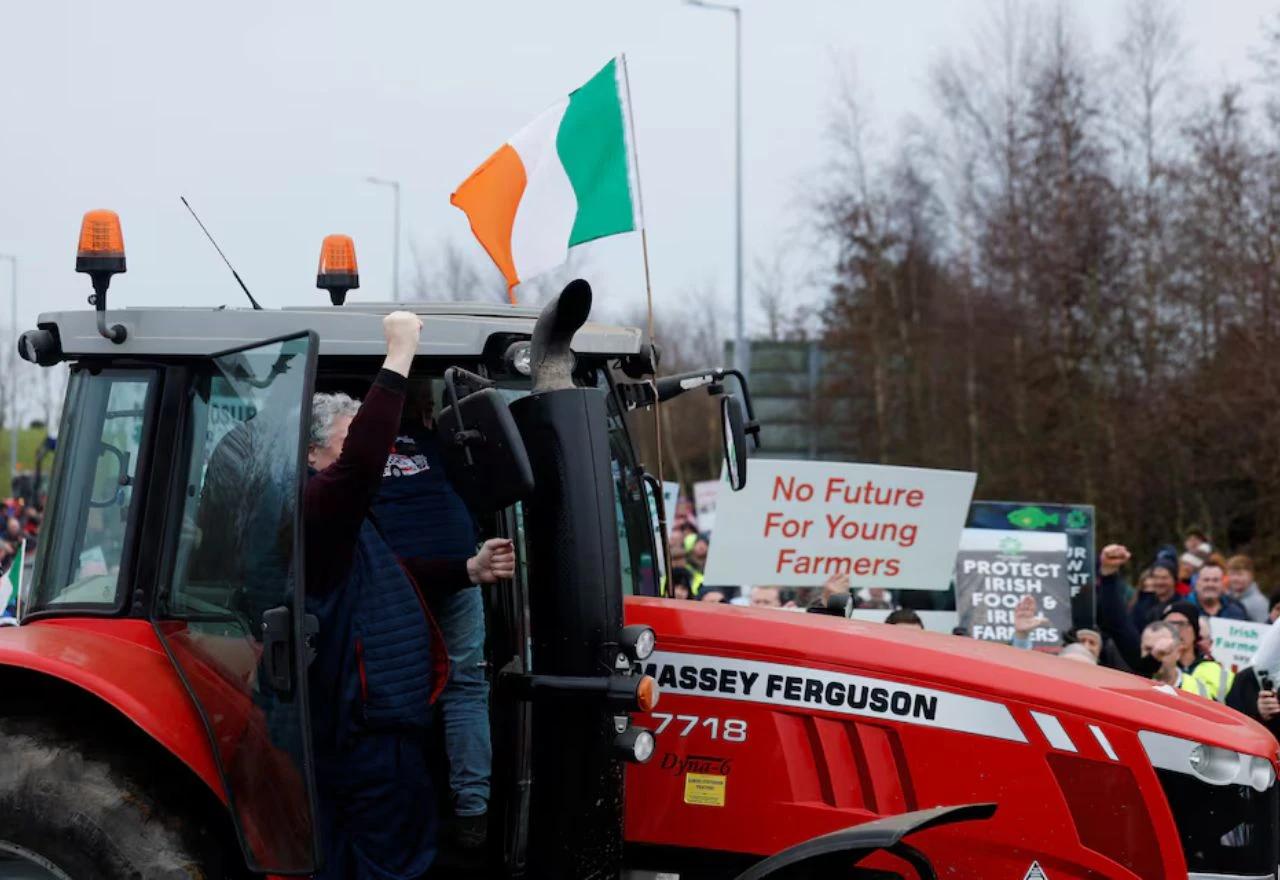 Prosvjed poljoprivrednika u Irskoj