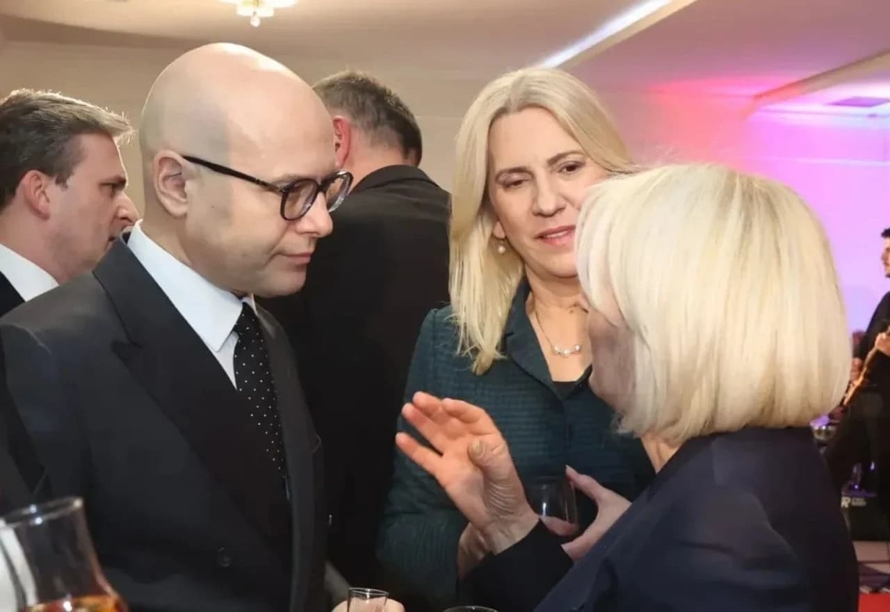 Miloš Vučević, Željka Cvijanović i Borjana Krišto