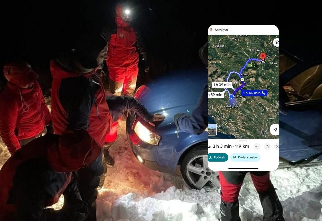 Mnoge putnike navigacija odvede na ovu cestu