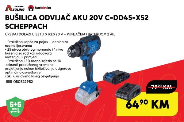 BUŠILICA ODVIJAČ AKU 20V C-DD45-XS2
