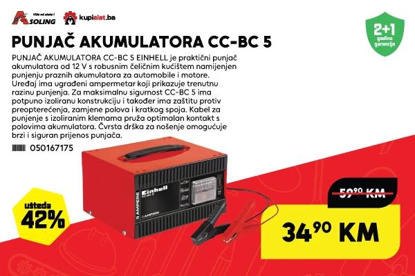 PUNJAČ AKUMULATORA CC-BC 5