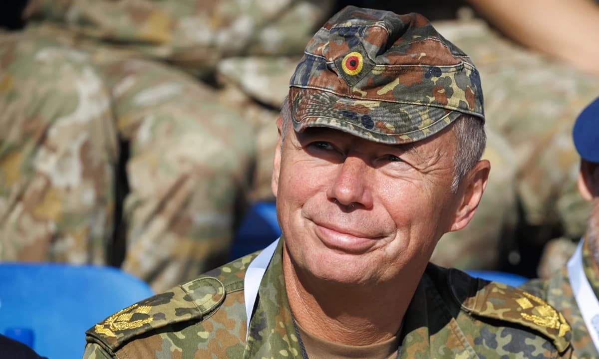 General-bojnik Michael Traut, zapovjednik svemirskog zapovjedništva njemačke vojske
