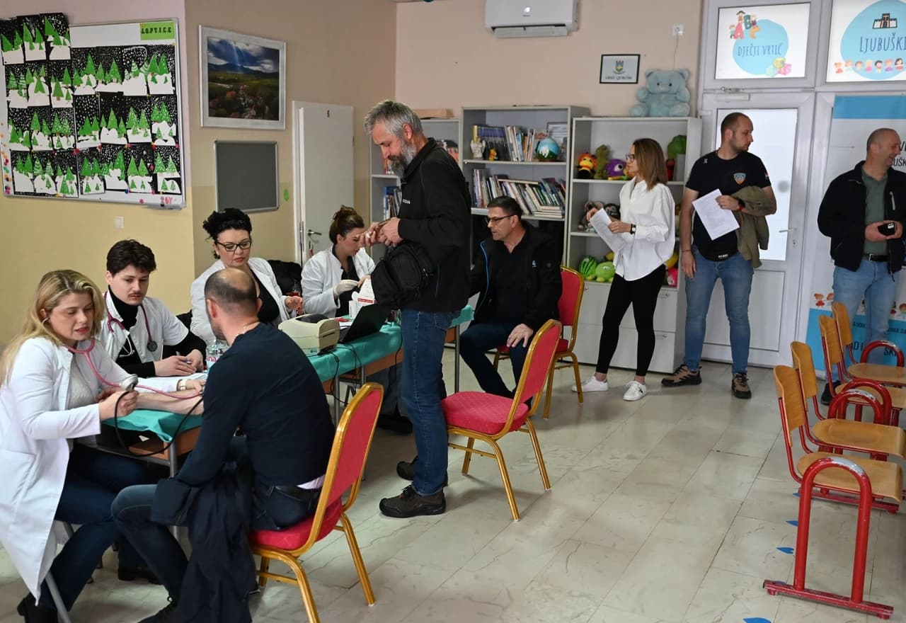 U Ljubuškom prikupljeno 33 doze krvi