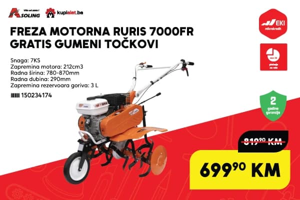 FREZA MOTORNA RURIS 7000FR