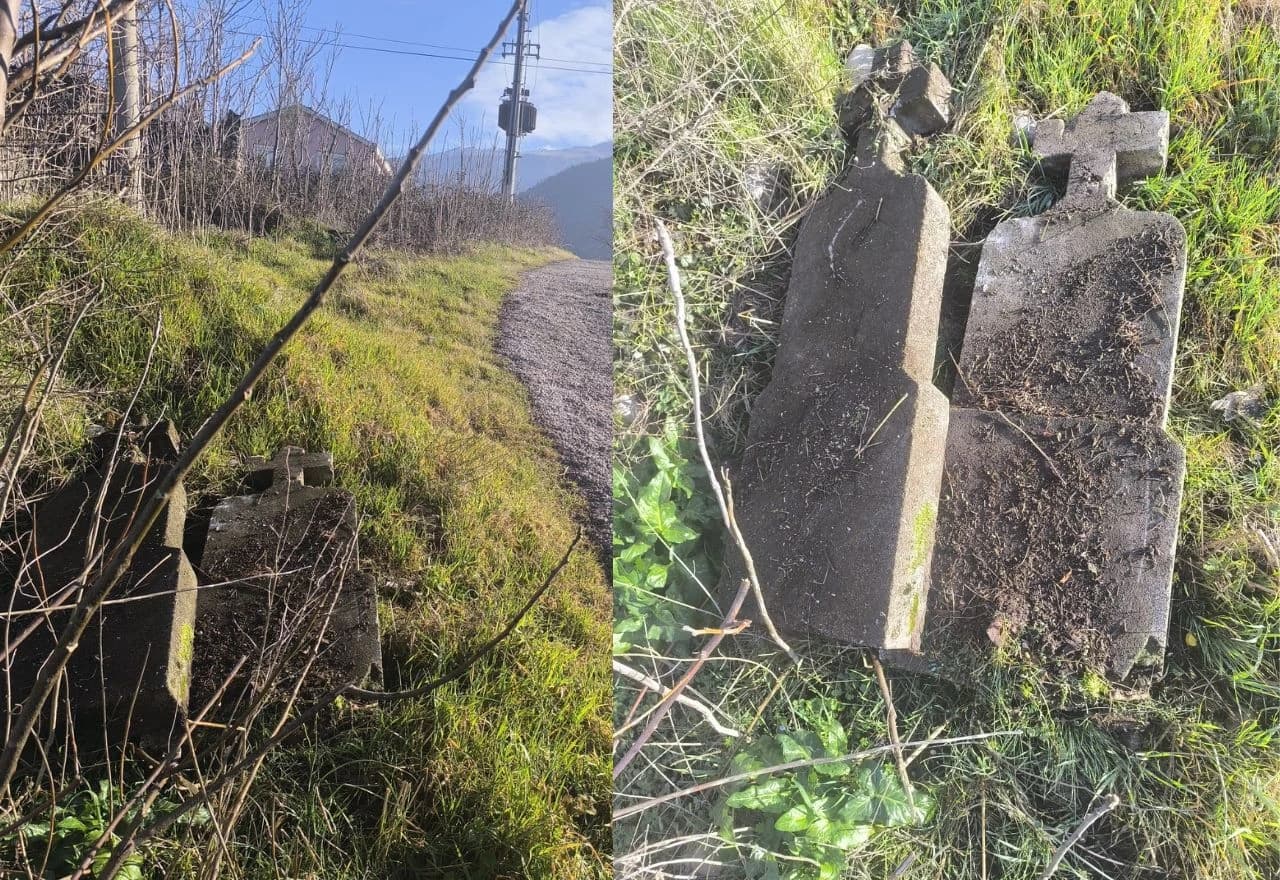 Uklonjeni križevi s Bilinog groblja