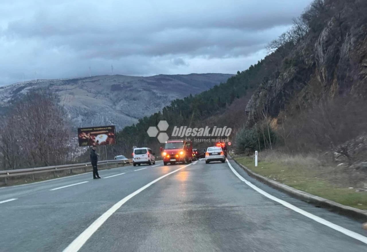 Prometna nesreća na Žovnici