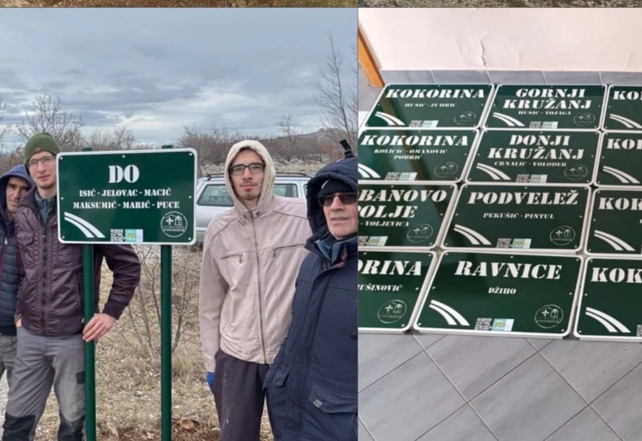 U Podveležju izrađeno više od 40 tabli za mahale