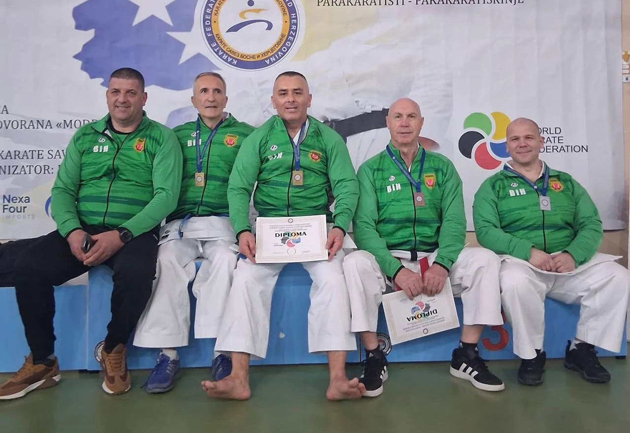 Karate klub Mostar osvojio pet medalja na Prvenstvu BiH u Modriči