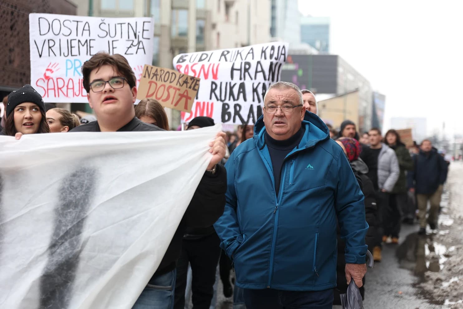Na prosvjedima i Muriz Memić