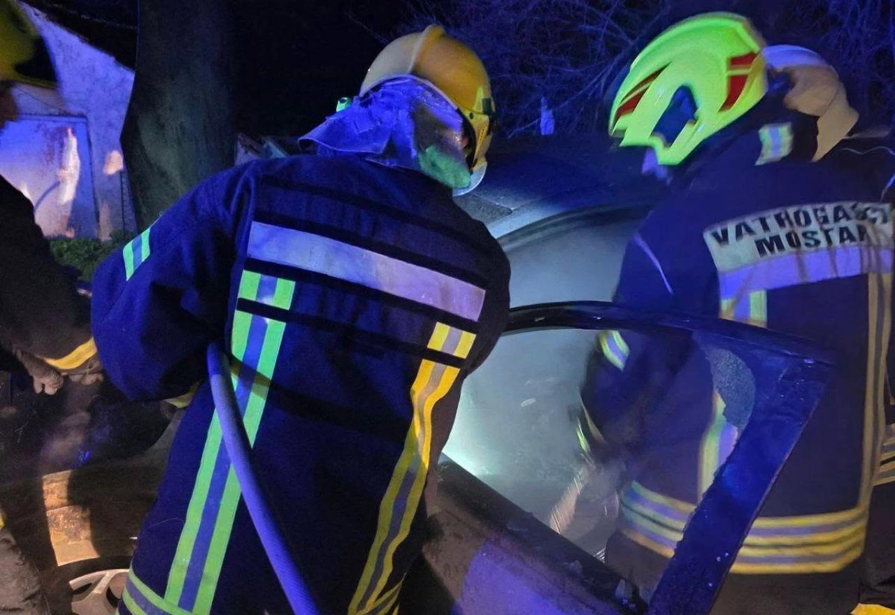 Požar na automobilu kod Mostara