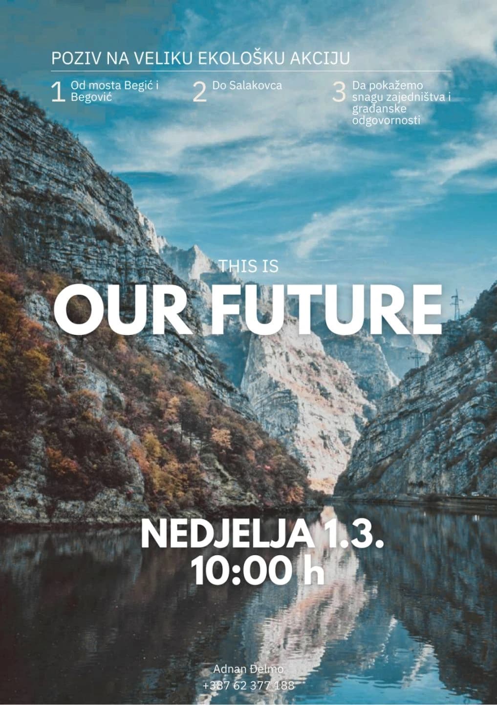 Poziv na ekološku akciju čišćenja dionice puta od Begića i Begovića do Salakovca