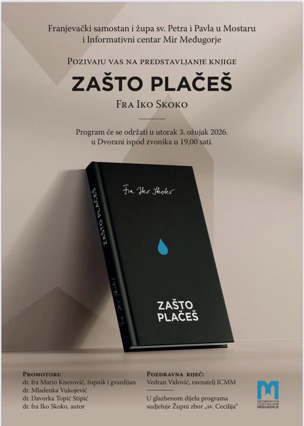 Predstavljanje knjige "Zašto plačeš" autora fra Ike Skoke