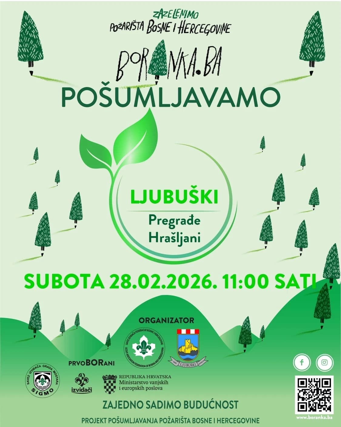 Pošumljavanje u Ljubuškom