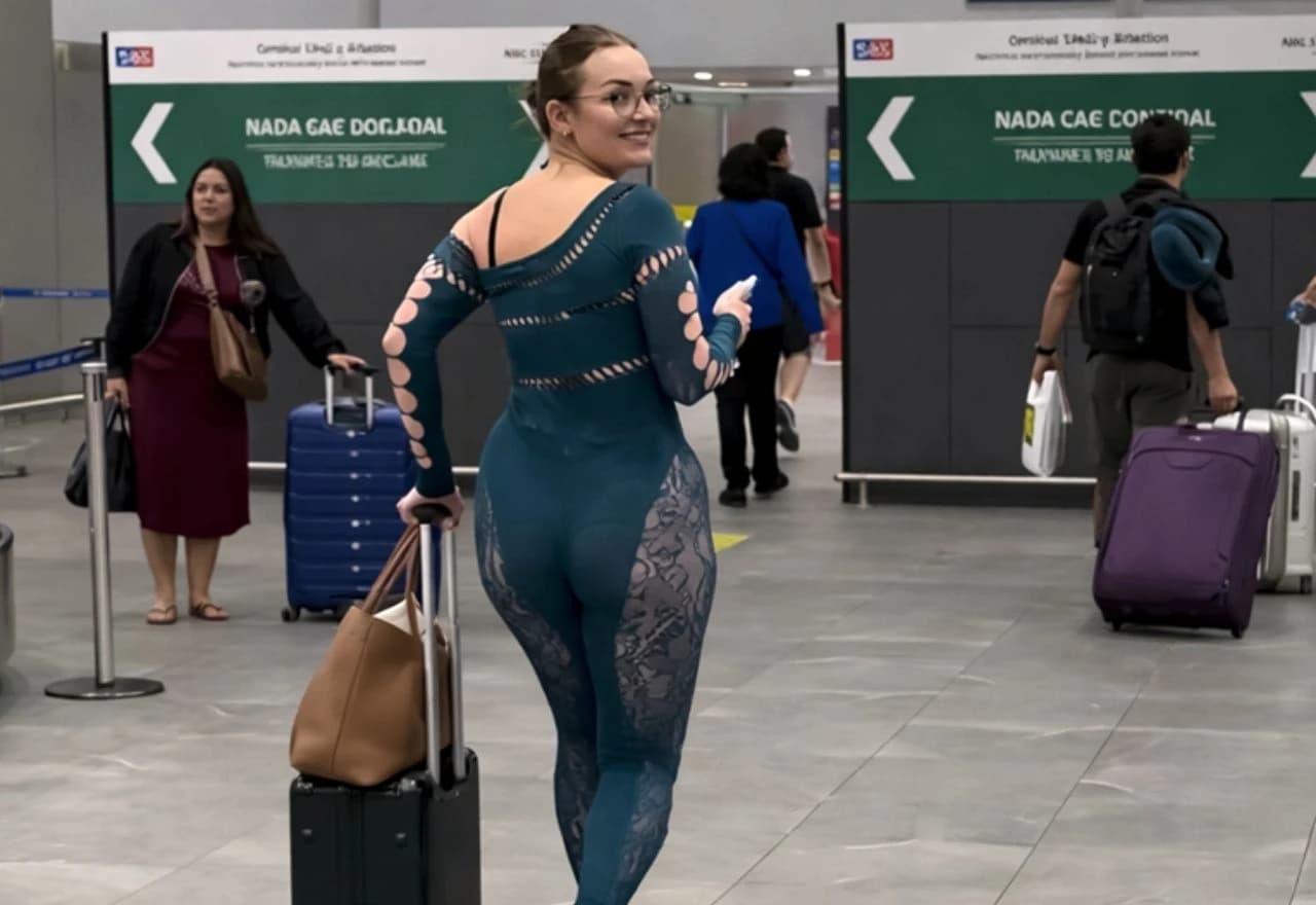 Influencerica u prozirnom kombinezonu