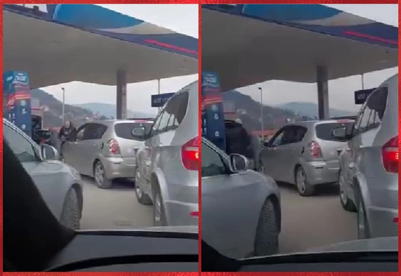 Gužve na benzinskoj postaji