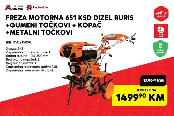 Freza motorna 651 KSD